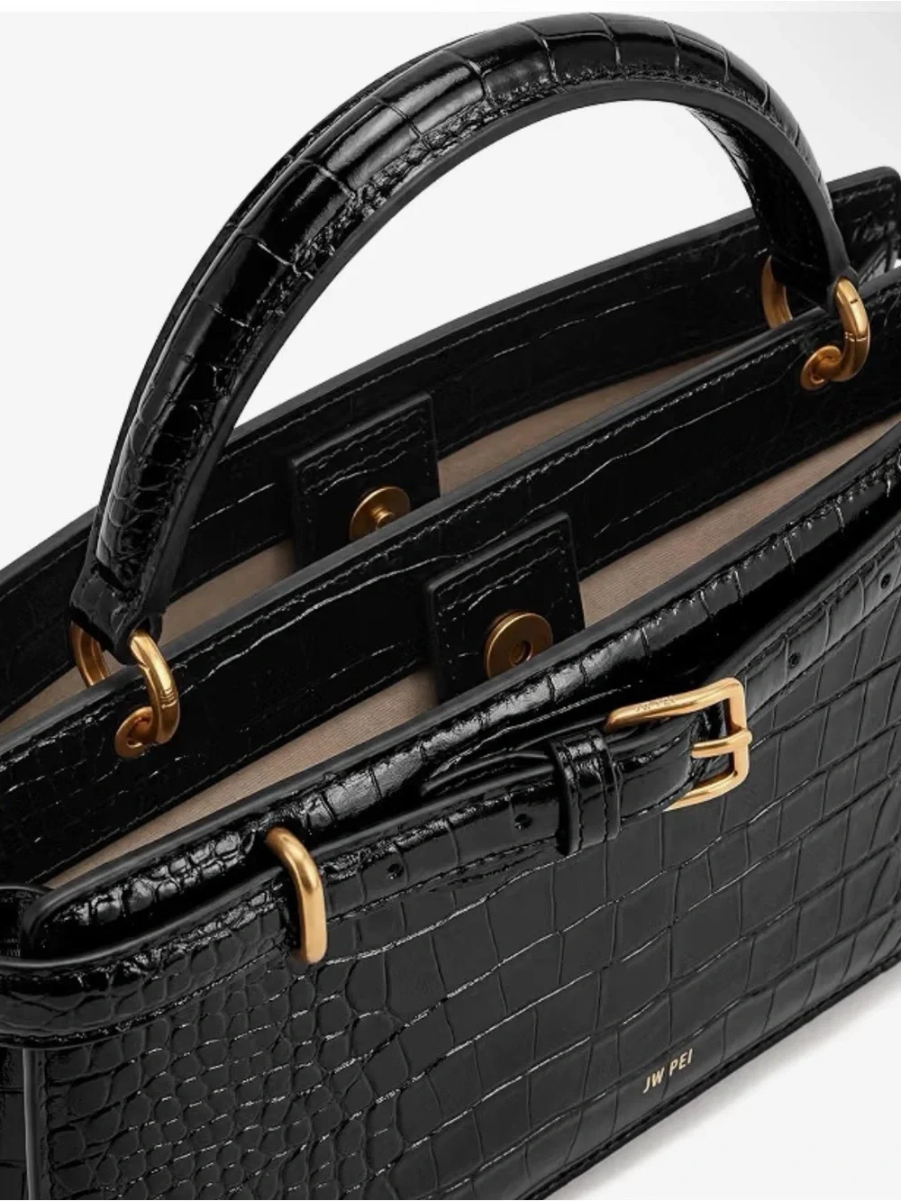 JW PEI Women's Elena Classic Top Handle Structured Bag